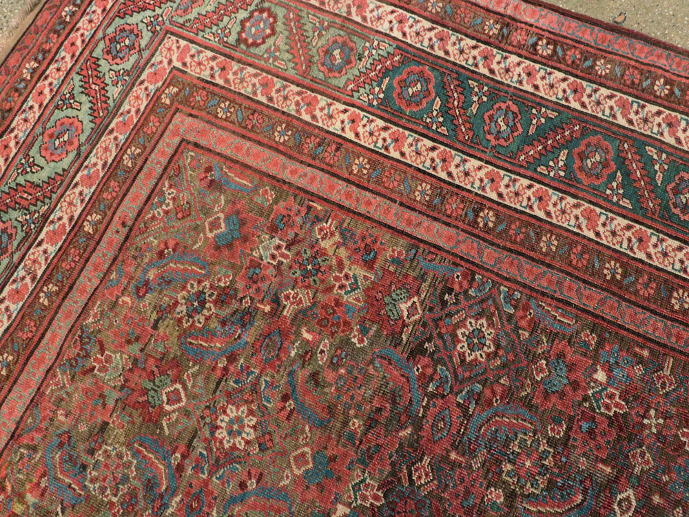 Antique Persian Bakshaish Carpet, No.22120 - Gsblank