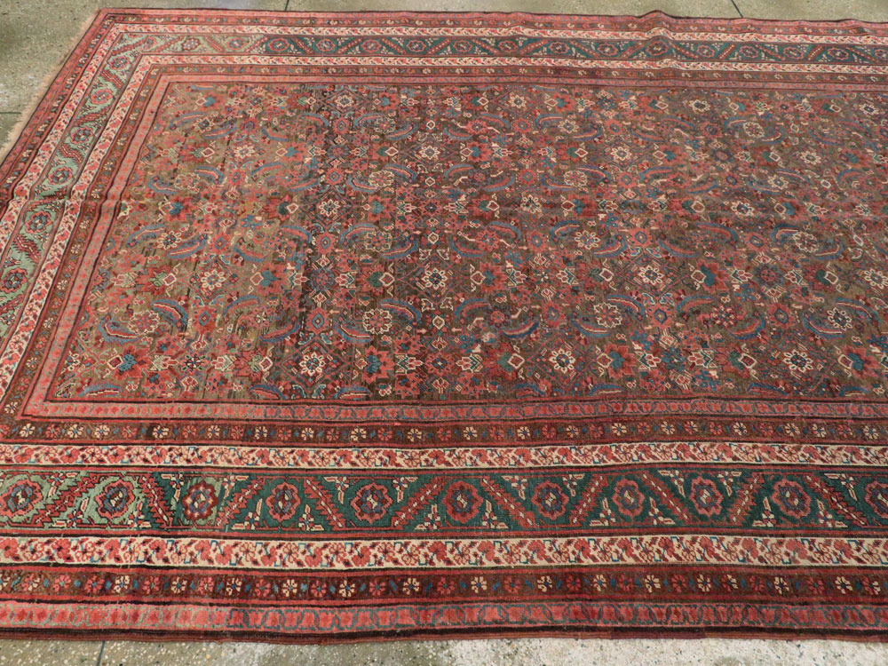 Antique Persian Bakshaish Carpet, No.22120 - Gsblank