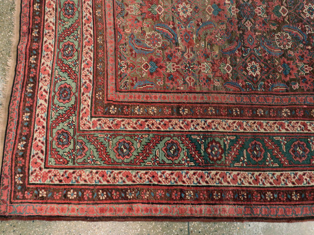 Antique Persian Bakshaish Carpet, No.22120 - Gsblank