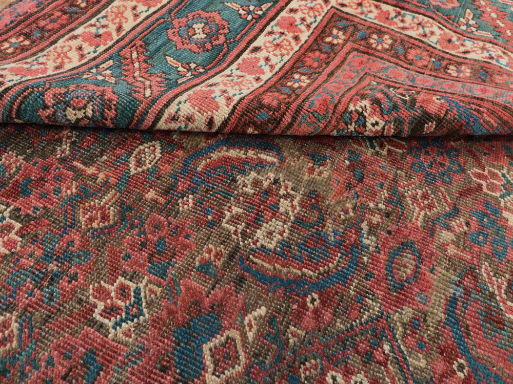 Antique Persian Bakshaish Carpet, No.22120 - Gsblank