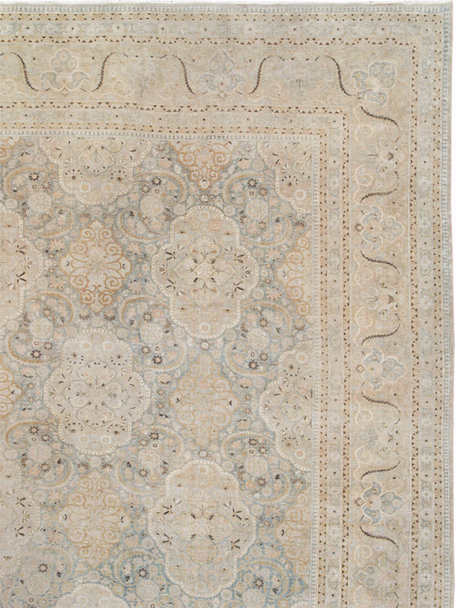 Vintage Persian Kashan Carpet, No.22122 - Gsblank