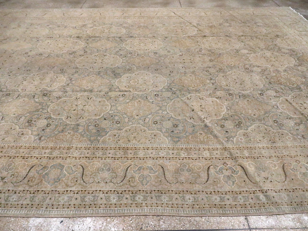 Vintage Persian Kashan Carpet, No.22122 - Gsblank