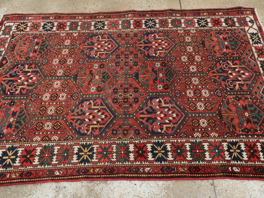 Vintage Persian Bakhtiari Rug, No.22139 - Gsblank