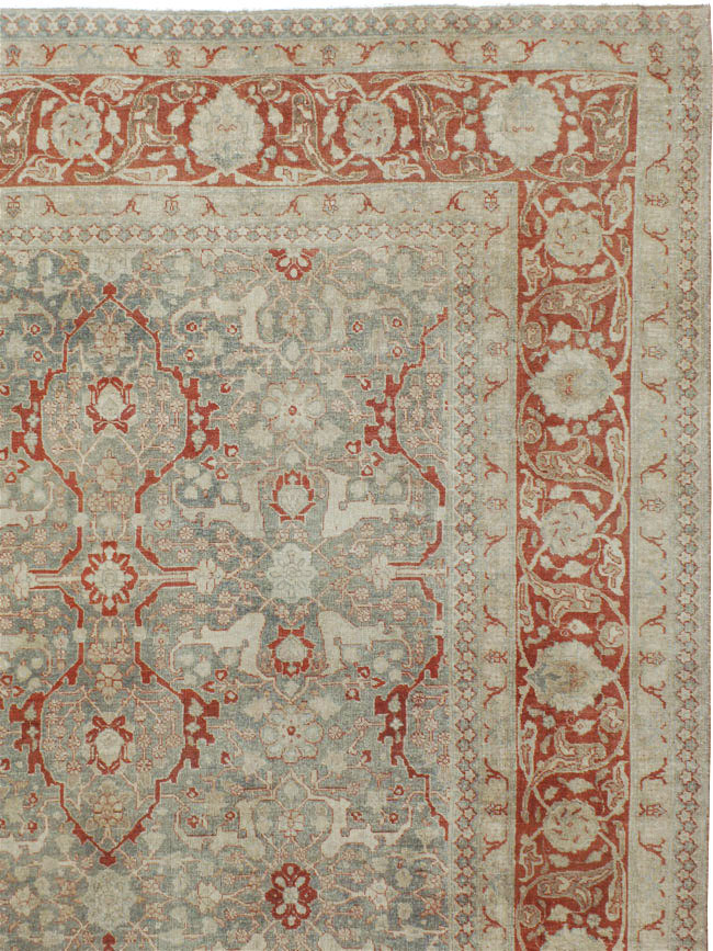 Antique Persian Tabriz Carpet, No.22141 - Gsblank