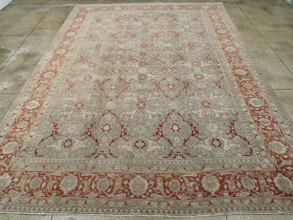 Antique Persian Tabriz Carpet, No.22141 - Gsblank