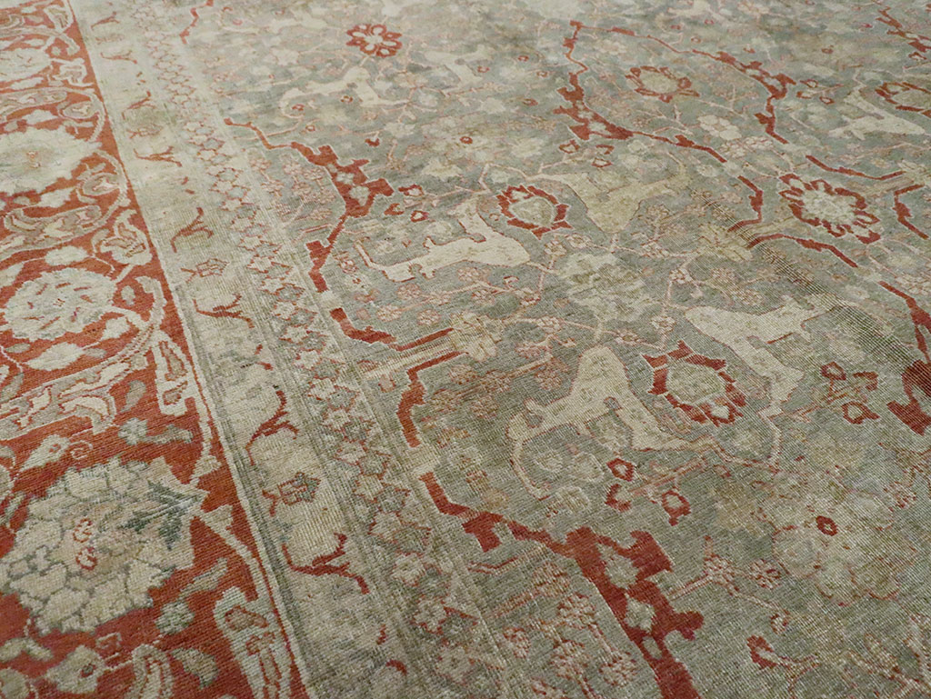 Antique Persian Tabriz Carpet, No.22141 - Gsblank