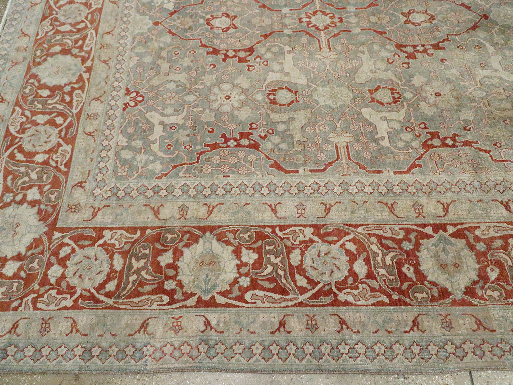 Antique Persian Tabriz Carpet, No.22141 - Gsblank