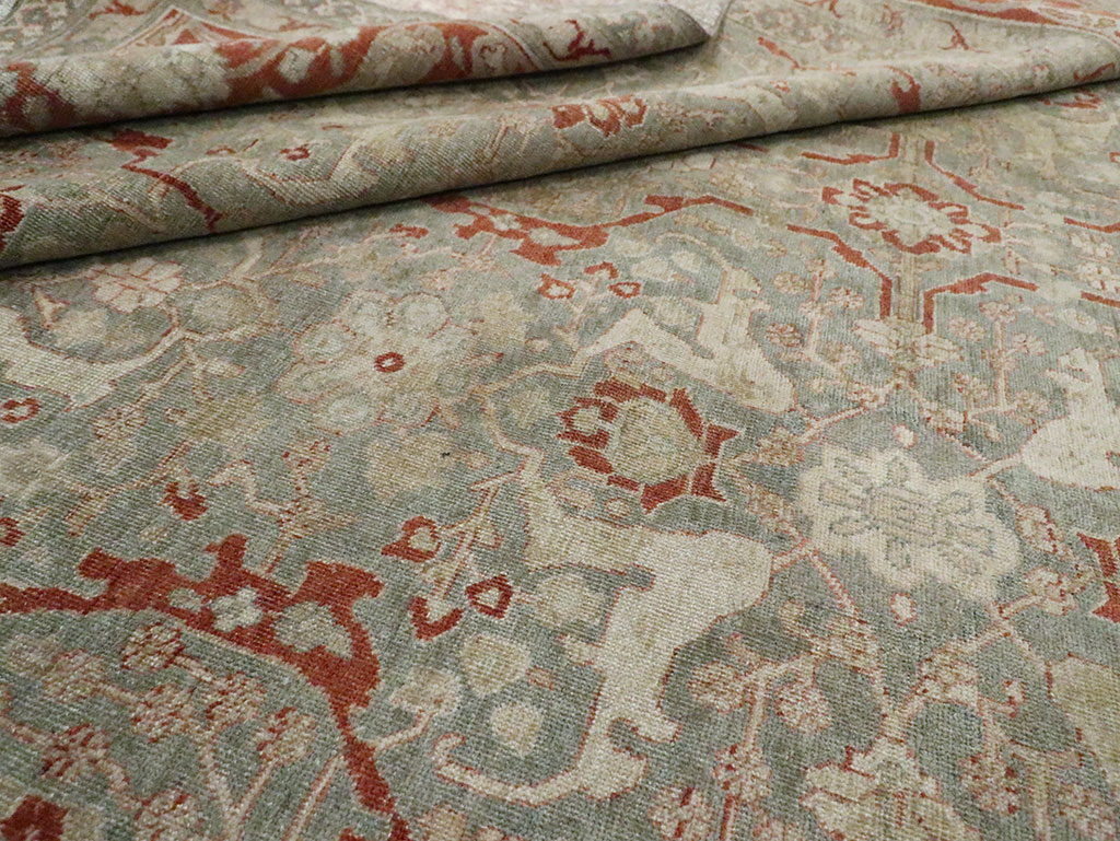 Antique Persian Tabriz Carpet, No.22141 - Gsblank