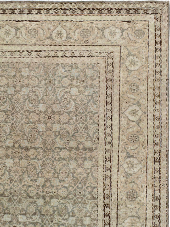 Antique Persian Tabriz Room Size CarpetCarpet, No.22142 - Gsblank