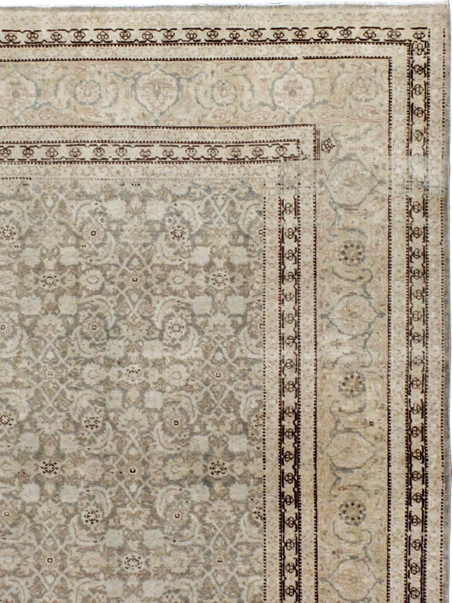 Antique Persian Tabriz Room Size CarpetCarpet, No.22142 - Gsblank