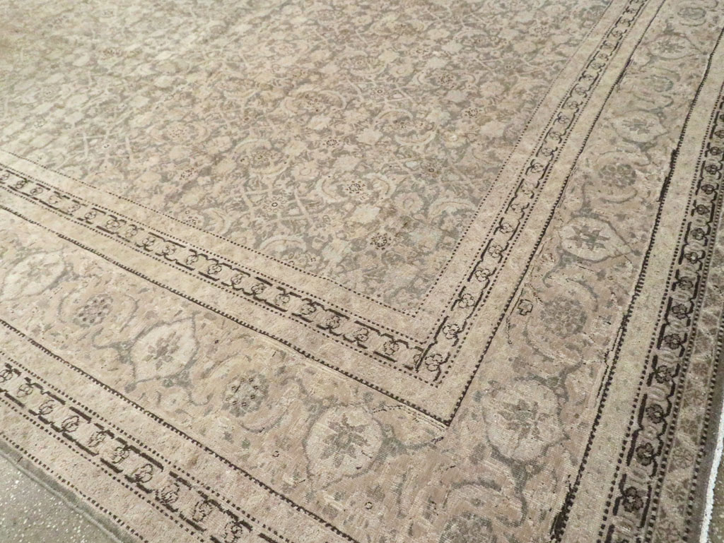 Antique Persian Tabriz Room Size CarpetCarpet, No.22142 - Gsblank