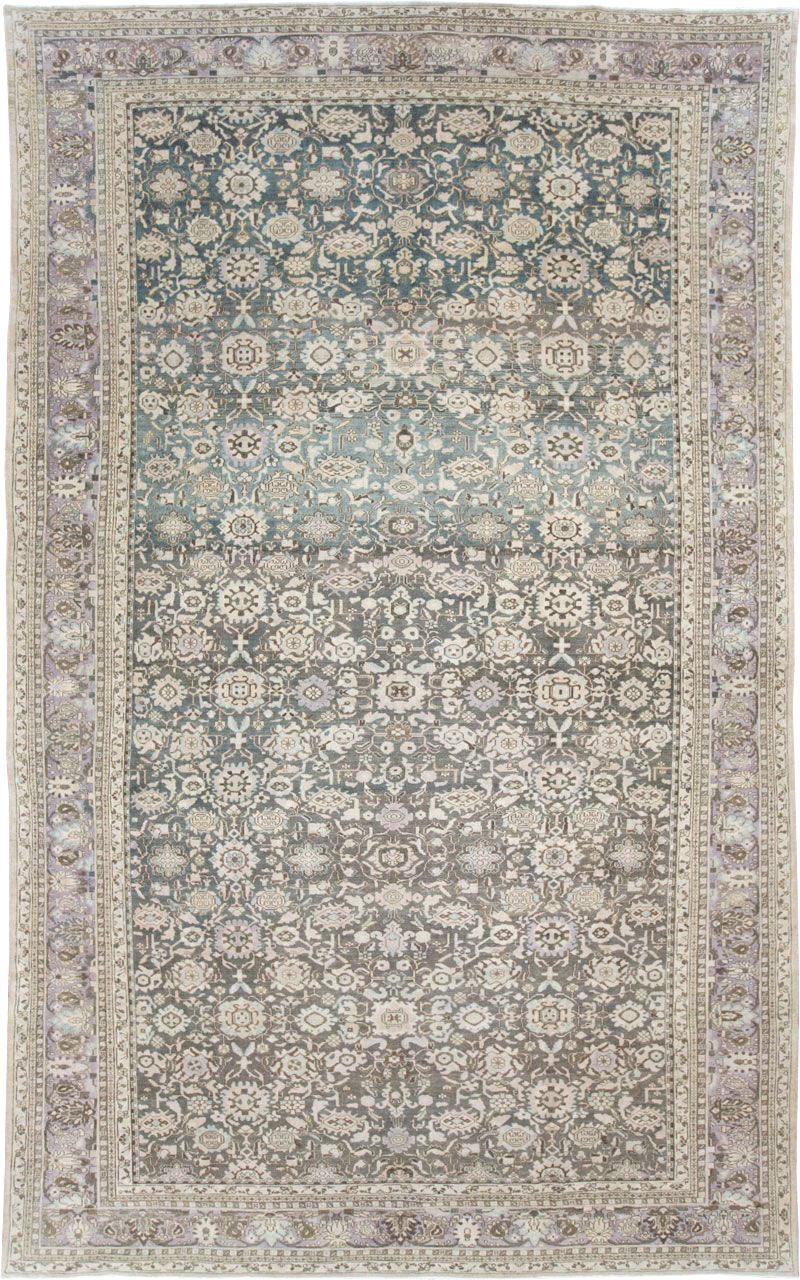 Vintage Persian Malayer Large Room Size Carpet, No.22145 - Gsblank