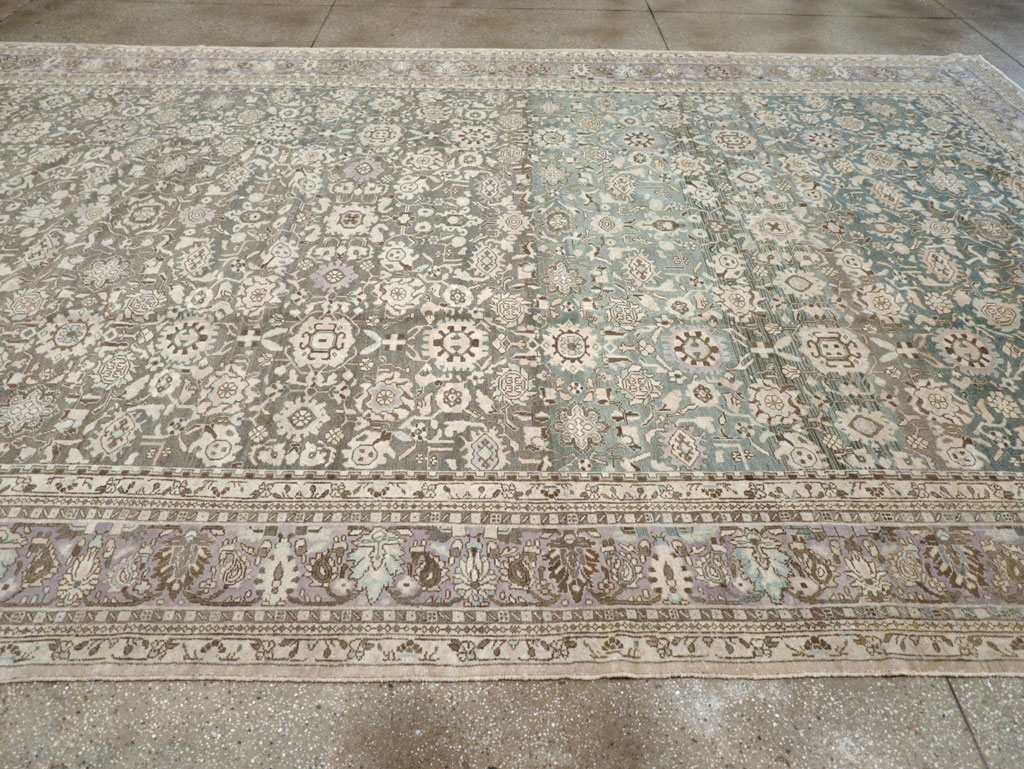 Vintage Persian Malayer Large Room Size Carpet, No.22145 - Gsblank