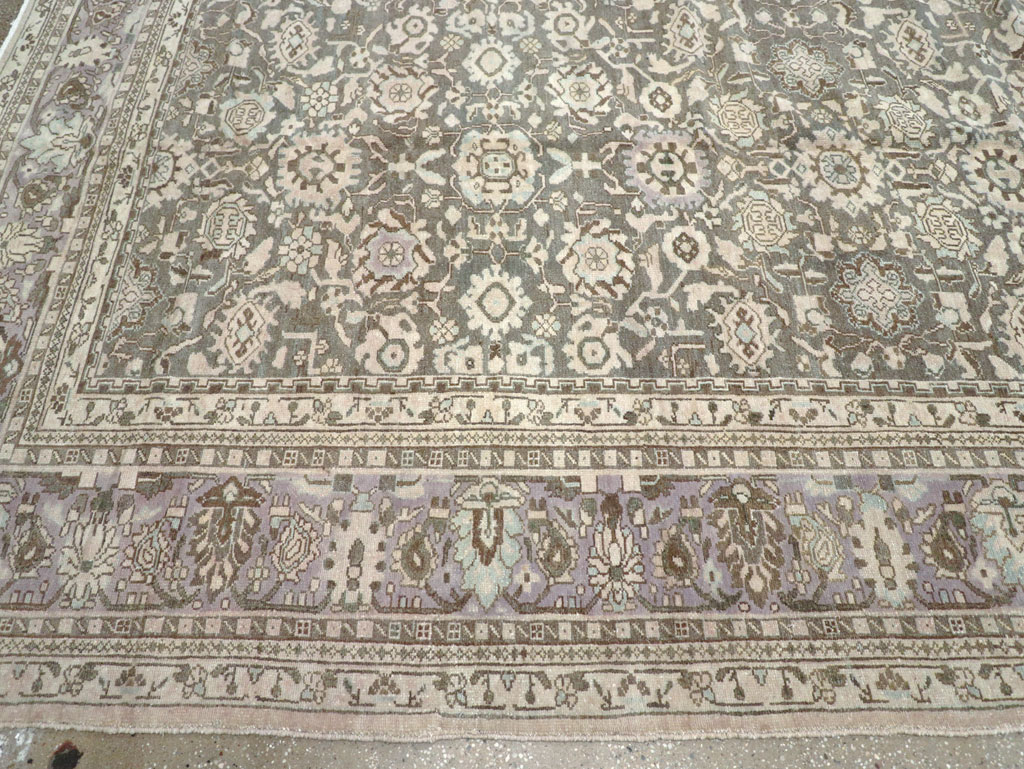 Vintage Persian Malayer Large Room Size Carpet, No.22145 - Gsblank
