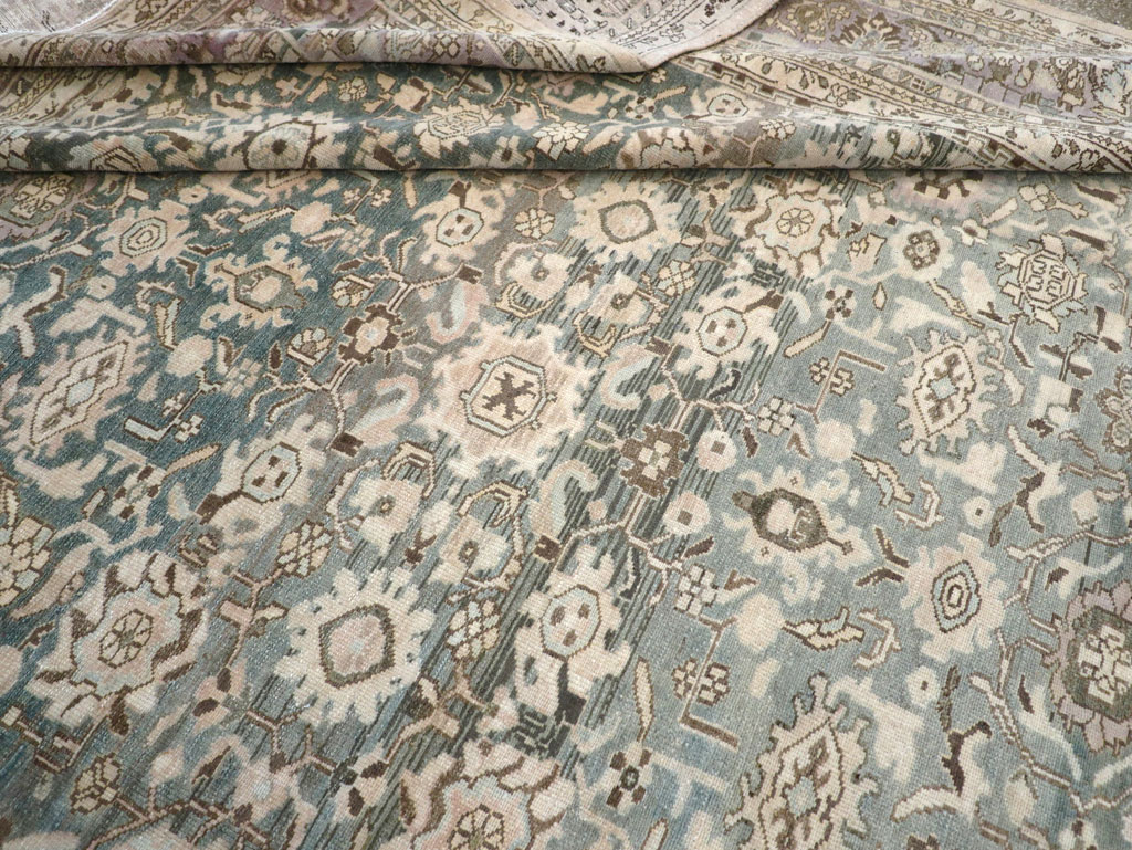 Vintage Persian Malayer Large Room Size Carpet, No.22145 - Gsblank