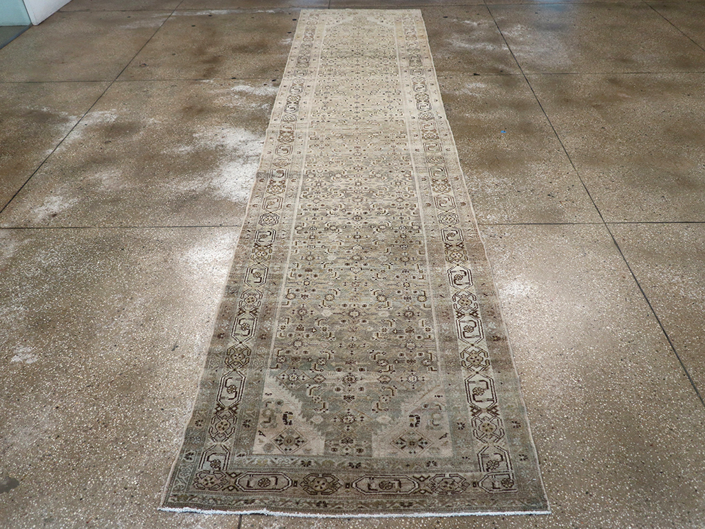 Vintage Persian Malayer Runner, No.22146 - Gsblank