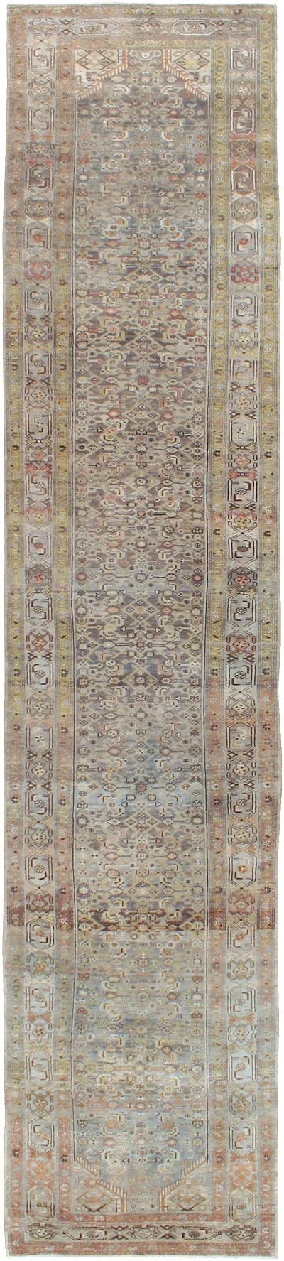 Vintage Persian Malayer Runner, No.22147 - Gsblank
