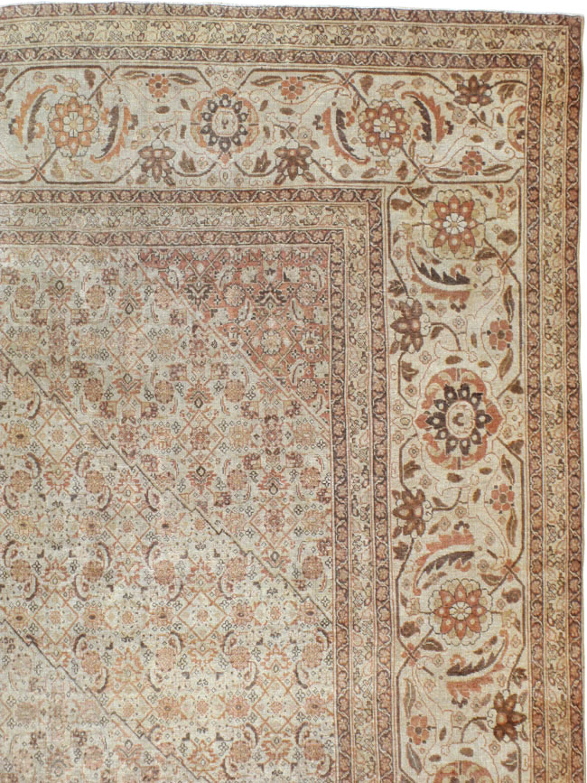 Antique Persian Tabriz Carpet, No.22148 - Gsblank