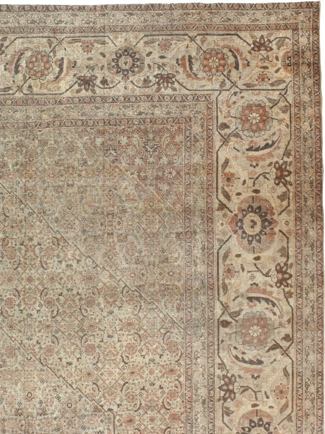 Antique Persian Tabriz Carpet, No.22148 - Gsblank