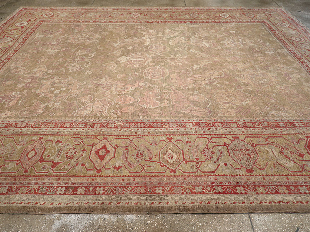 Antique Turkish Oushak Carpet, No.22167 - Gsblank