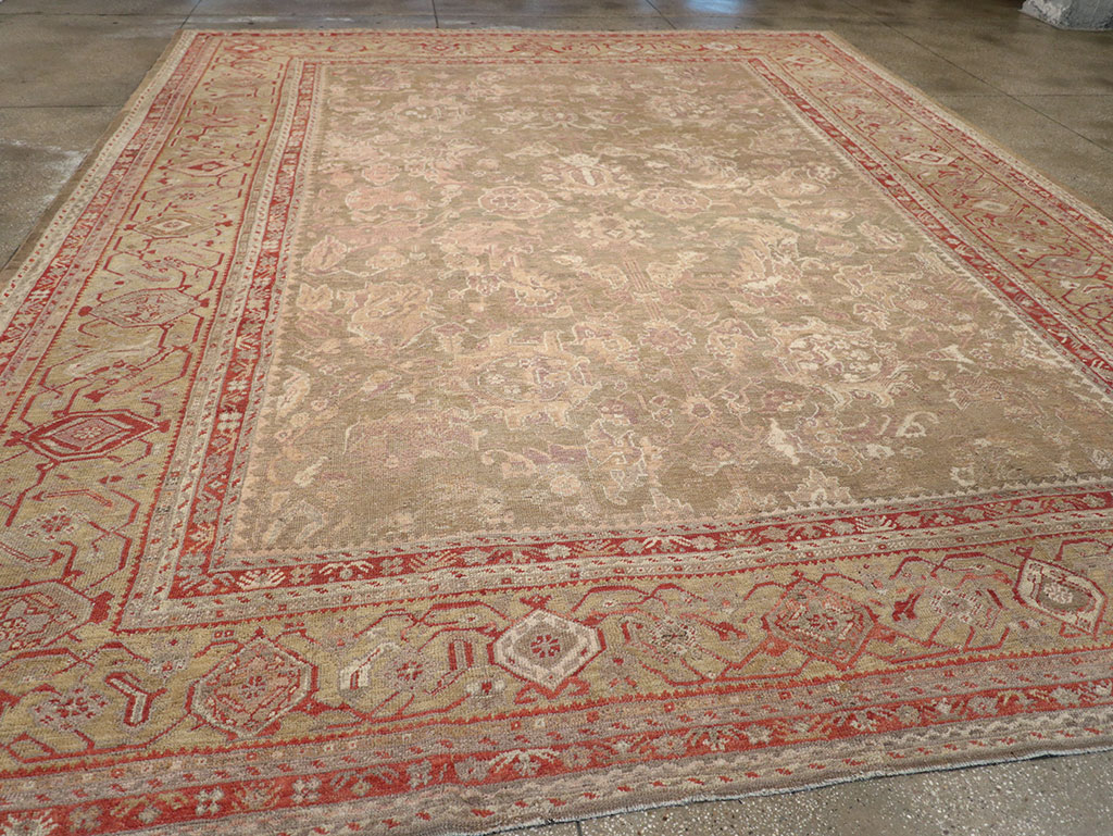 Antique Turkish Oushak Carpet, No.22167 - Gsblank