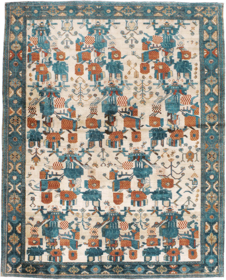Vintage Persian Afshar Rug, No.22183 - Gsblank