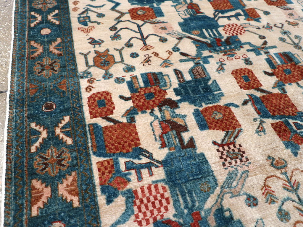 Vintage Persian Afshar Rug, No.22183 - Gsblank