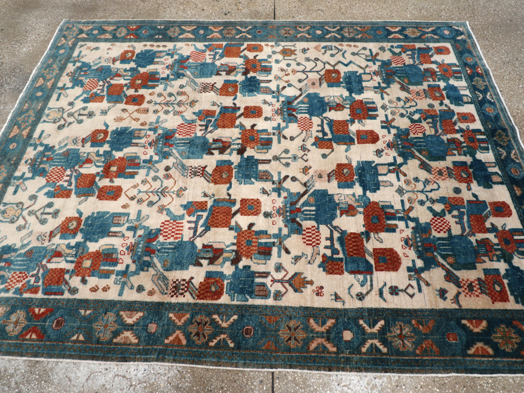 Vintage Persian Afshar Rug, No.22183 - Gsblank