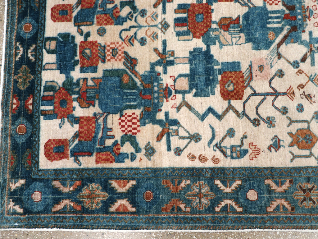 Vintage Persian Afshar Rug, No.22183 - Gsblank
