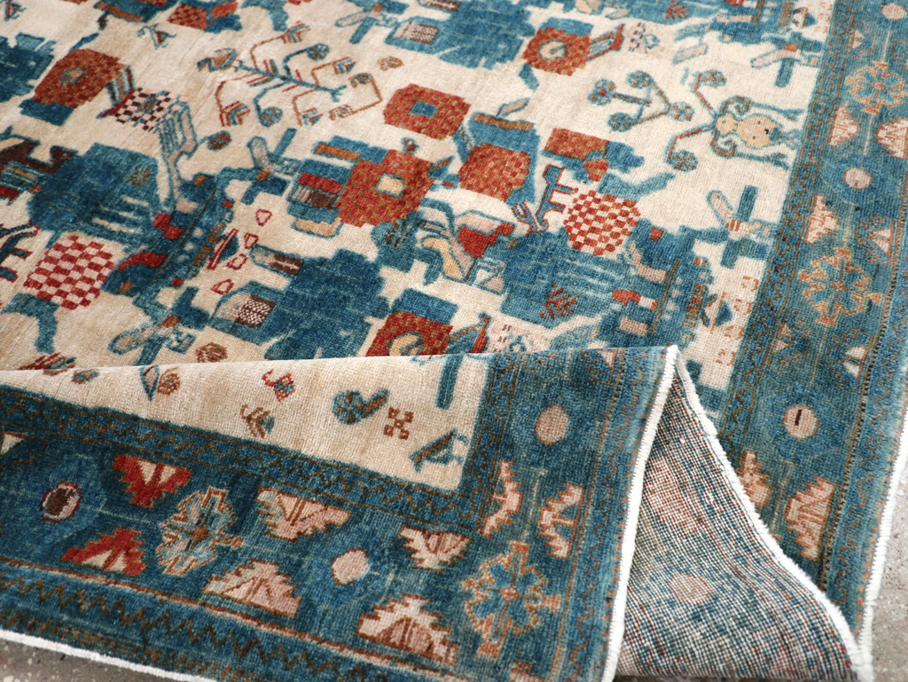 Vintage Persian Afshar Rug, No.22183 - Gsblank