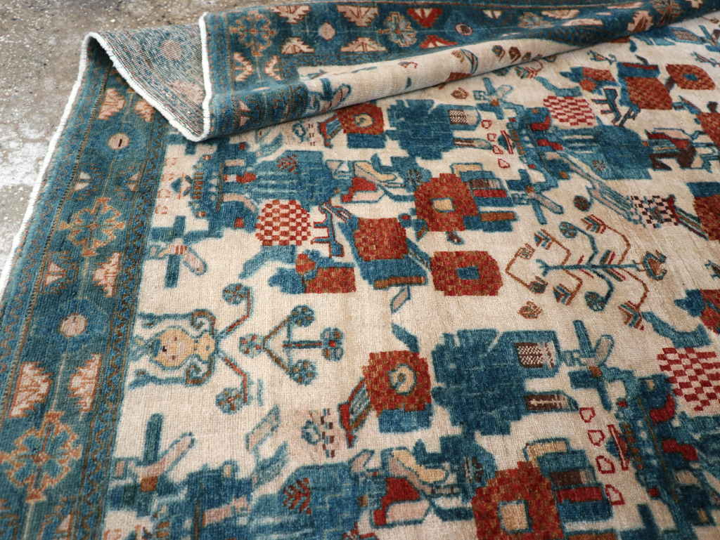 Vintage Persian Afshar Rug, No.22183 - Gsblank