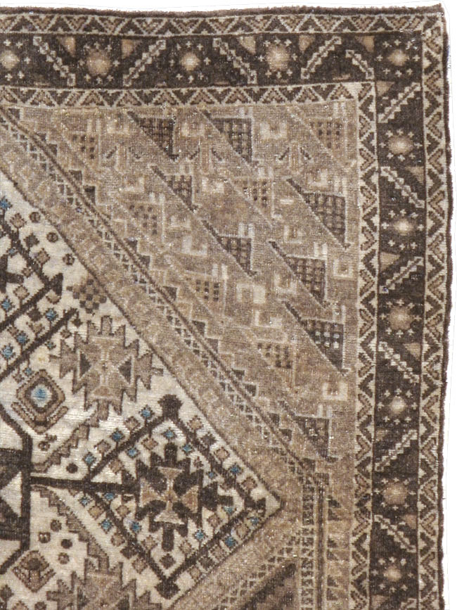Vintage Persian Afshar Rug, No.22184 - Gsblank