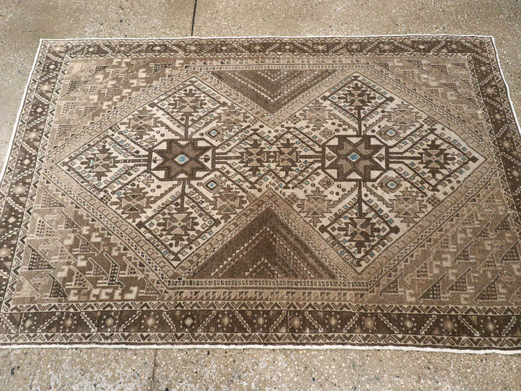 Vintage Persian Afshar Rug, No.22184 - Gsblank