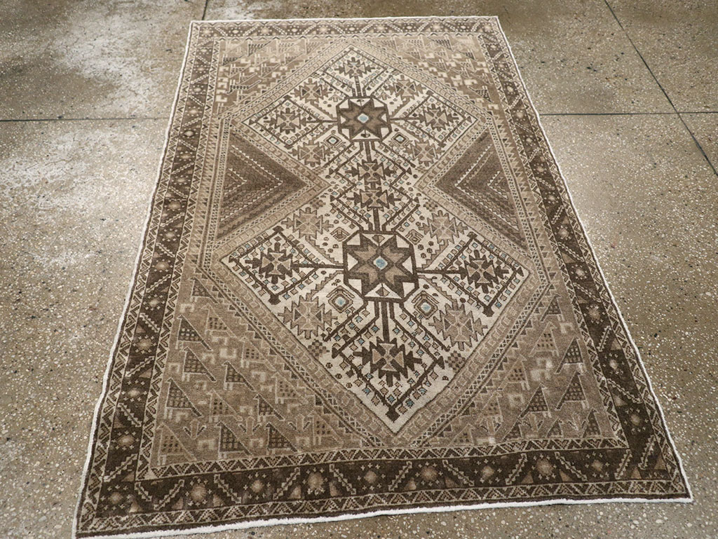 Vintage Persian Afshar Rug, No.22184 - Gsblank
