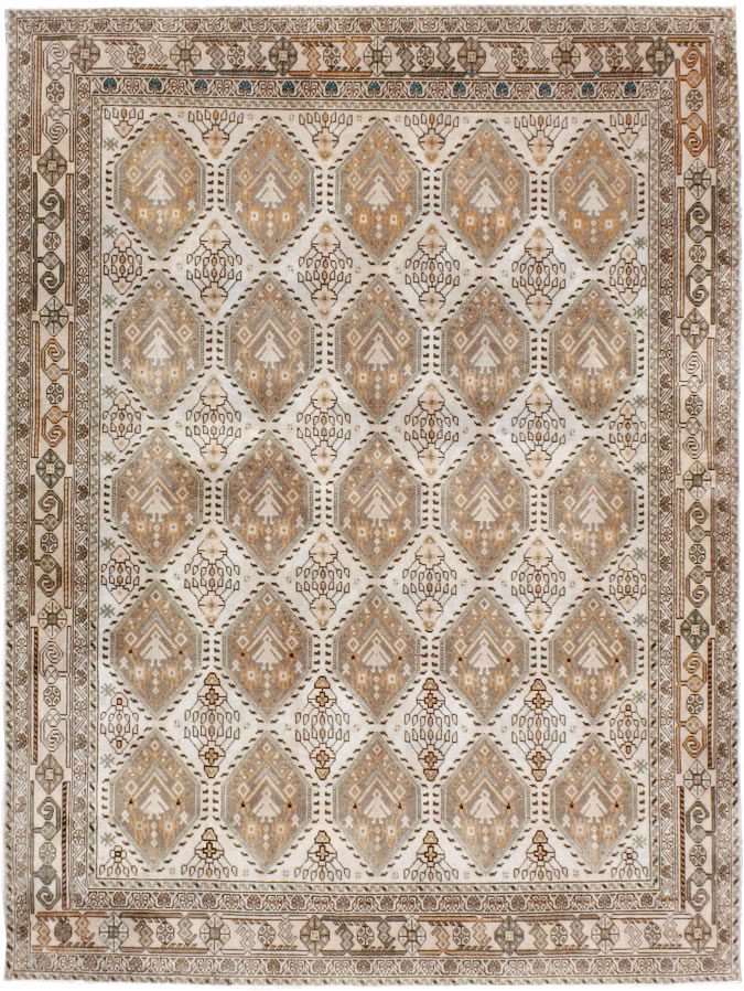 Vintage Persian Afshar Rug, No.22190 - Gsblank