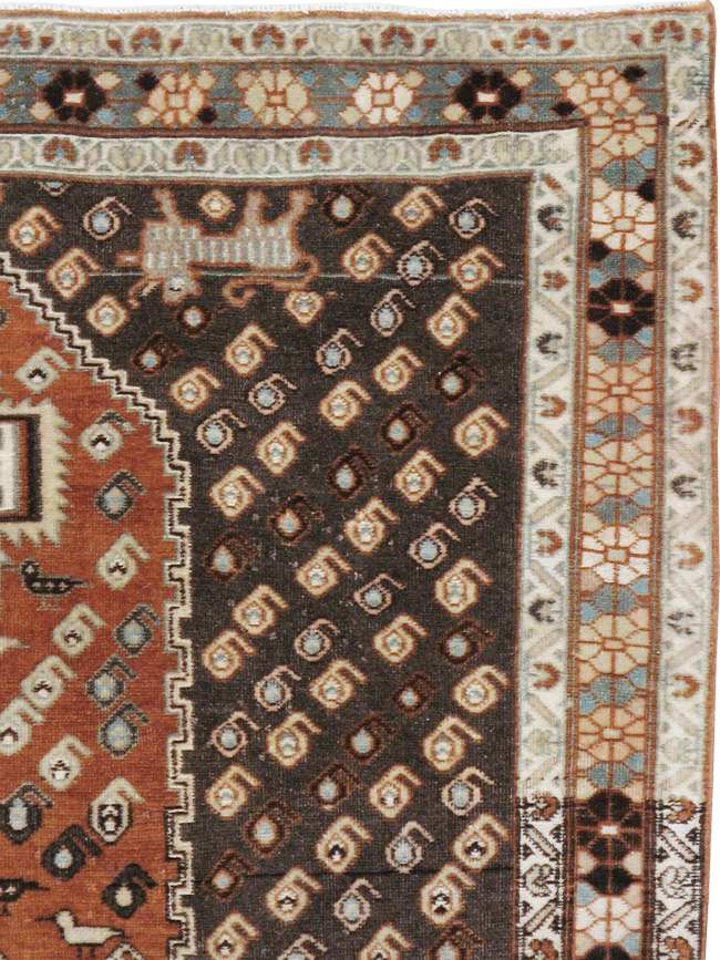 Vintage Persian Afshar Rug, No.22191 - Gsblank