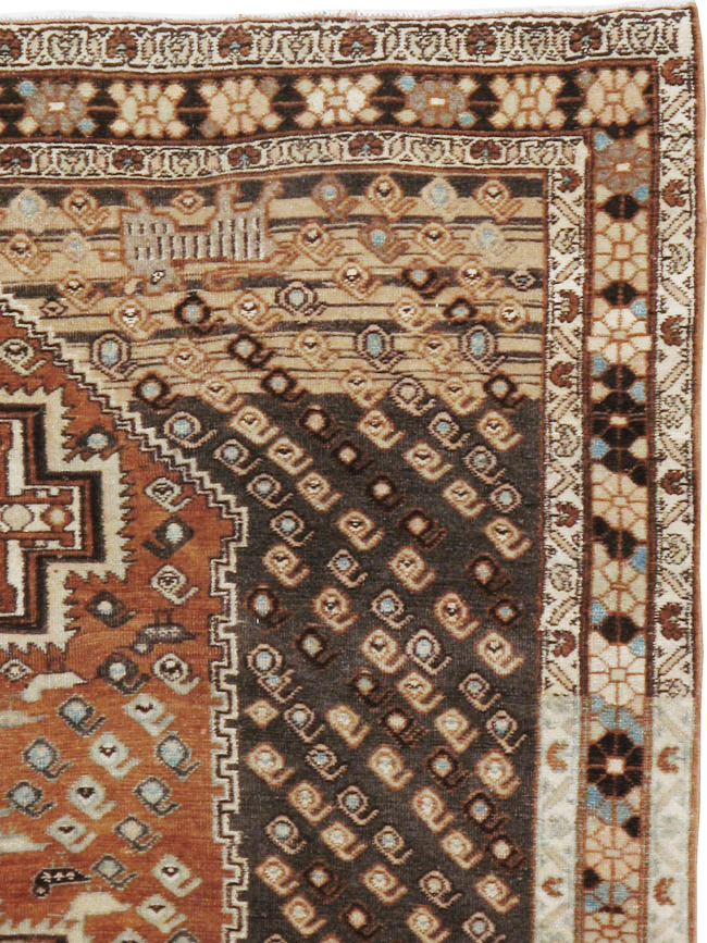Vintage Persian Afshar Rug, No.22191 - Gsblank