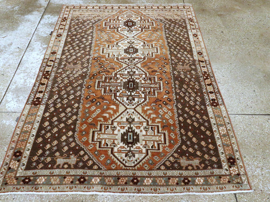 Vintage Persian Afshar Rug, No.22191 - Gsblank