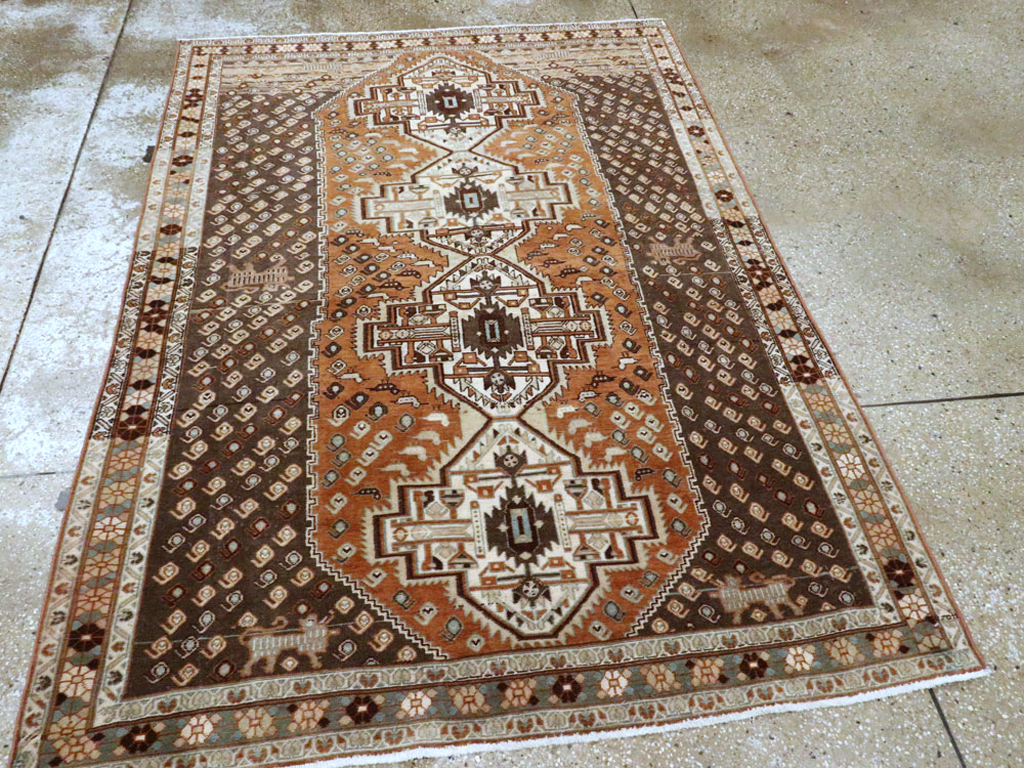 Vintage Persian Afshar Rug, No.22191 - Gsblank