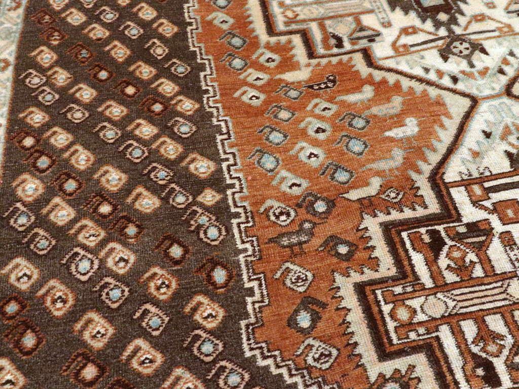 Vintage Persian Afshar Rug, No.22191 - Gsblank