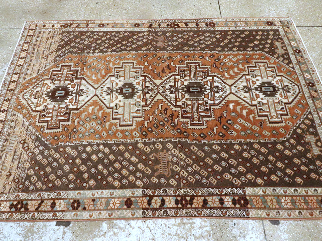 Vintage Persian Afshar Rug, No.22191 - Gsblank