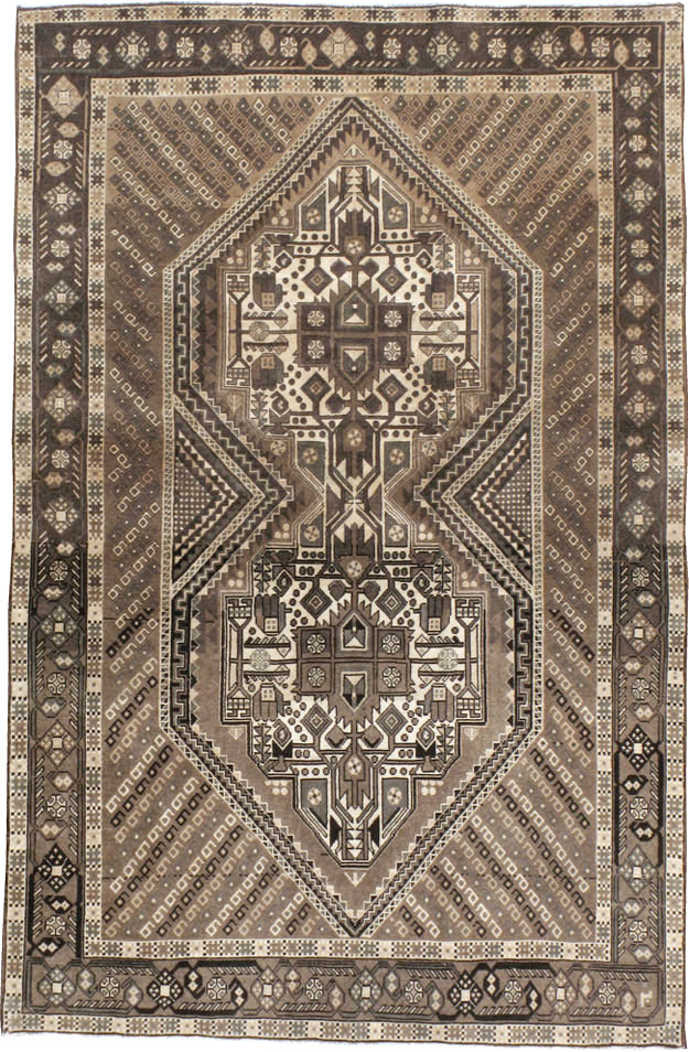 Vintage Persian Afshar Rug, No.22192 - Gsblank