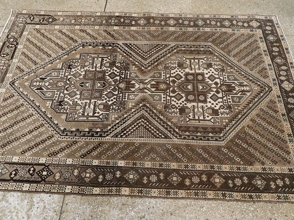 Vintage Persian Afshar Rug, No.22192 - Gsblank