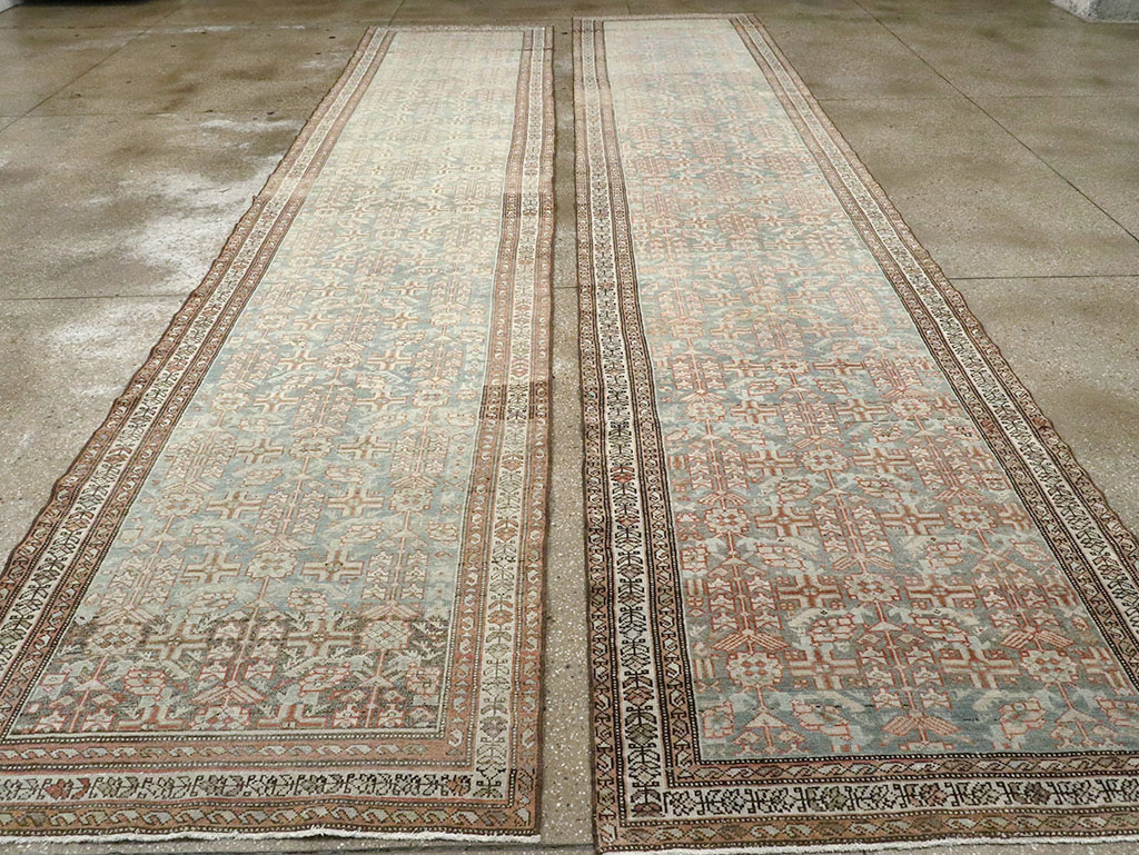 Vintage Persian Malayer Runner (Pair: 1 of 2), No.22198 - Gsblank