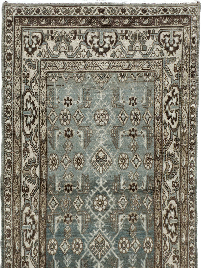 Vintage Persian Malayer Runner, No.22200 - Gsblank