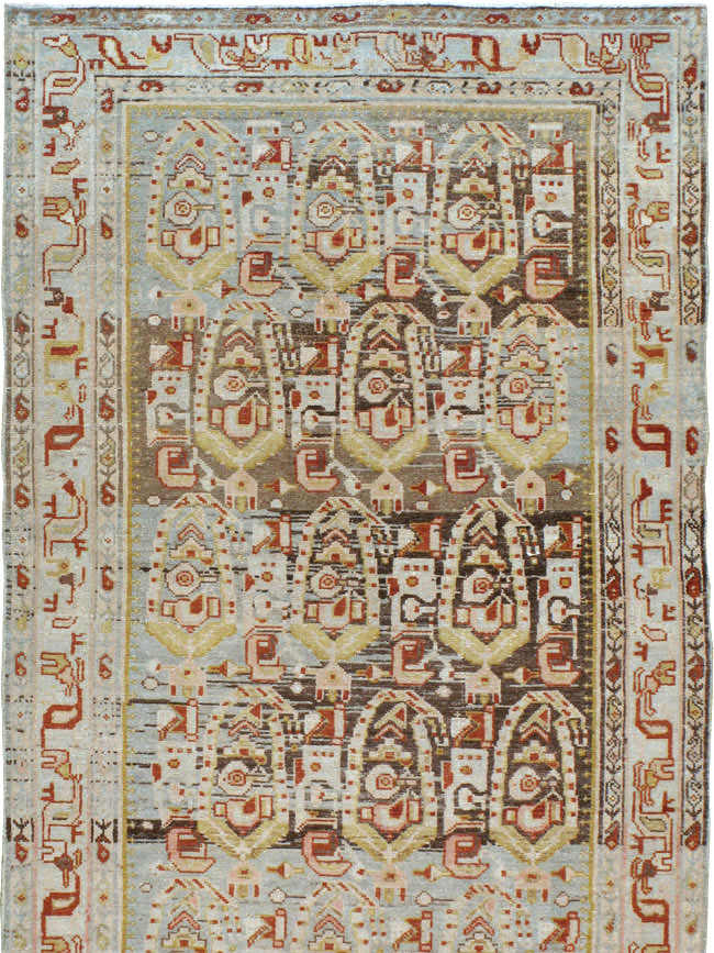 Antique Persian Malayer Runner, No.22210 - Gsblank