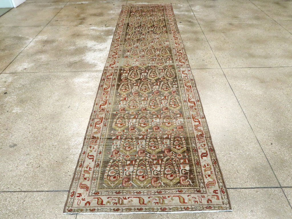Vintage Persian Malayer Runner, No.22211 - Gsblank