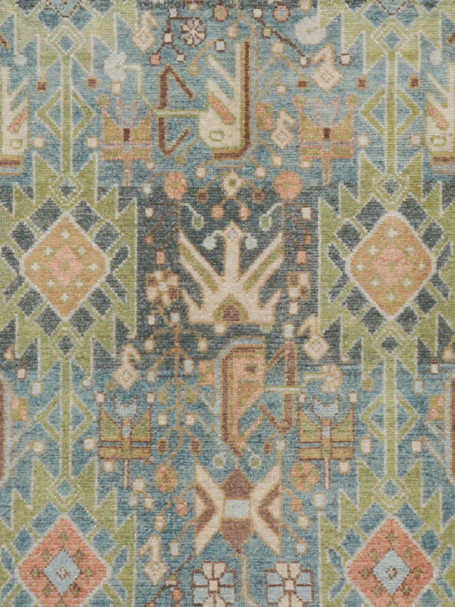 Vintage Persian Malayer Runner, No.22214 - Gsblank