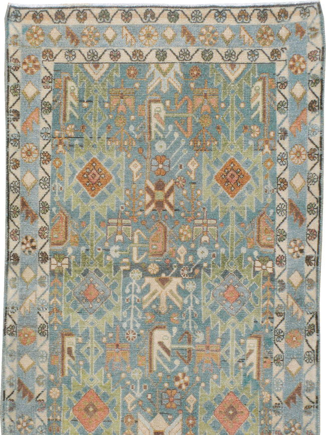 Vintage Persian Malayer Runner, No.22214 - Gsblank
