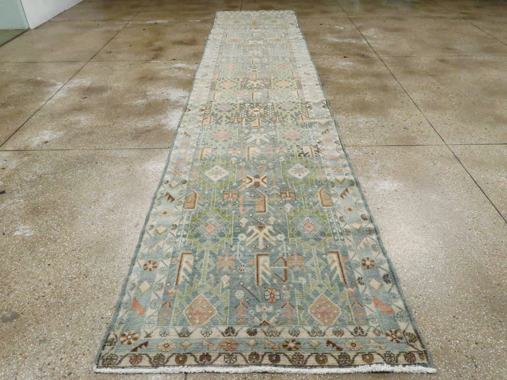 Vintage Persian Malayer Runner, No.22214 - Gsblank